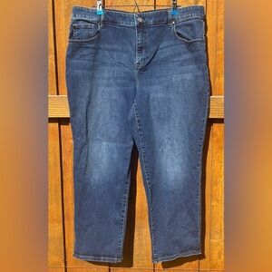 Lane Bryant Jeans Womens 18 Signature Fit Mid Rise Boyfriend Flex Waist Denim